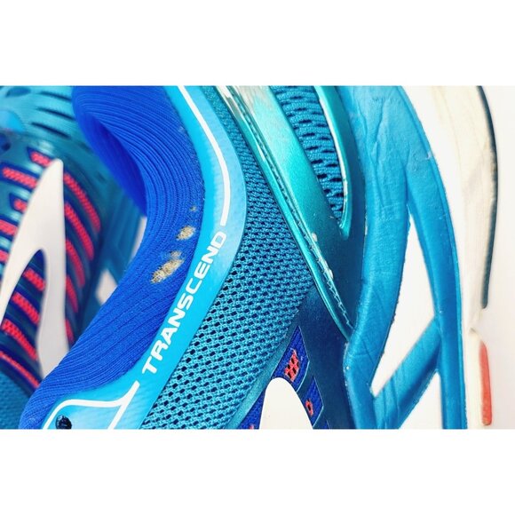 BROOKS TRANSCEND 5‎ WOMEN BLUE PINK WHITE - Size 10 - Picture 8 of 8